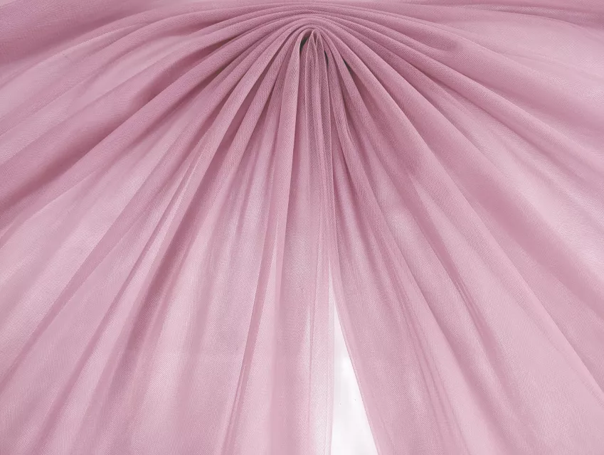 Євросітка (фатин м'який), світло-рожевий - фото 1 - інтернет-магазин tkani-atlas.com.ua