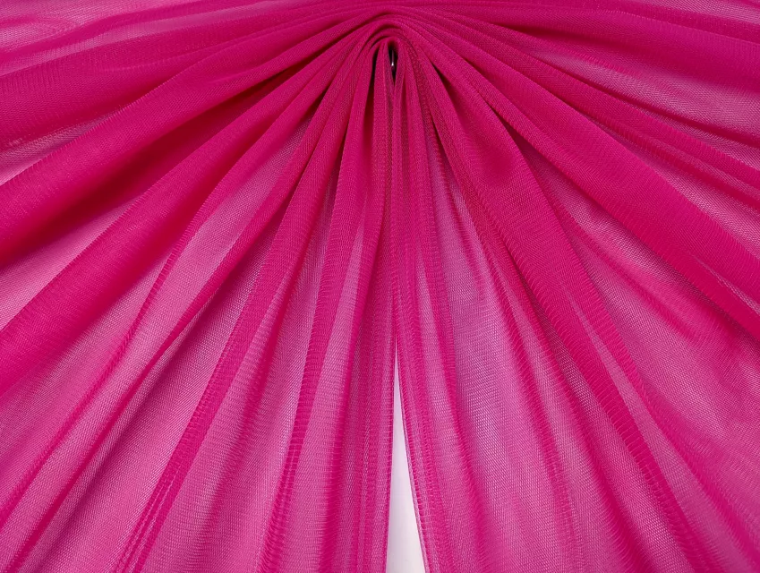 Євросітка (фатин м'який), малиновий - фото 1 - інтернет-магазин tkani-atlas.com.ua