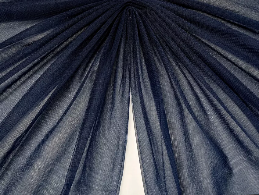 Євросітка (фатин м'який), темно-синій - фото 1 - інтернет-магазин tkani-atlas.com.ua