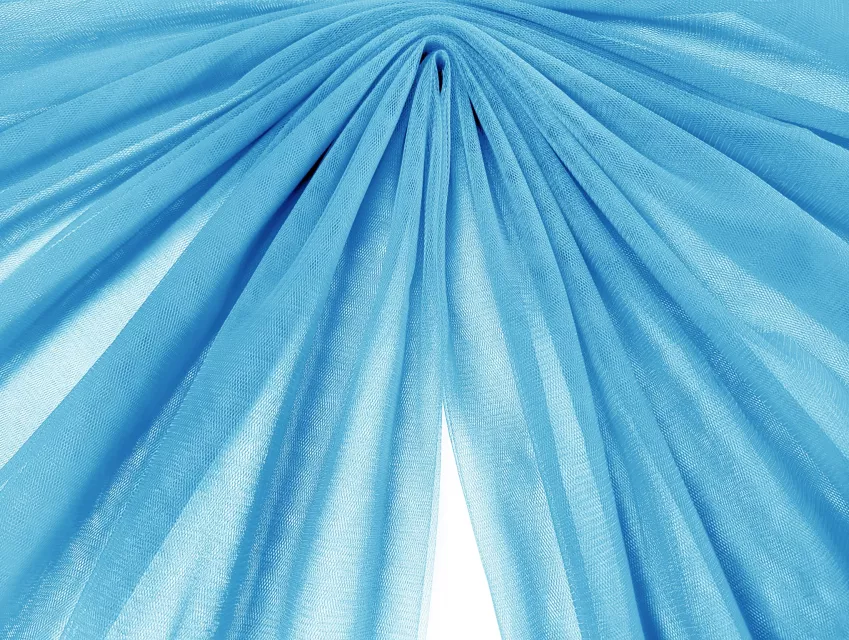 Євросітка (фатин м'який), небесно-блакитний - фото 1 - інтернет-магазин tkani-atlas.com.ua