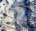Трикотаж масло двухсторонний купон, синий с бежевым - фото 4 - интернет-магазин tkani-atlas.com.ua