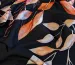 Шелк Армани лиственное плетение, черный - фото 4 - интернет-магазин tkani-atlas.com.ua