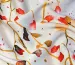Шелк Армани весенняя акварель, оранжевый на бежевом - фото 3 - интернет-магазин tkani-atlas.com.ua