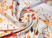Шовк Армані весняна акварель, помаранчевий на бежевому - інтернет-магазин tkani-atlas.com.ua