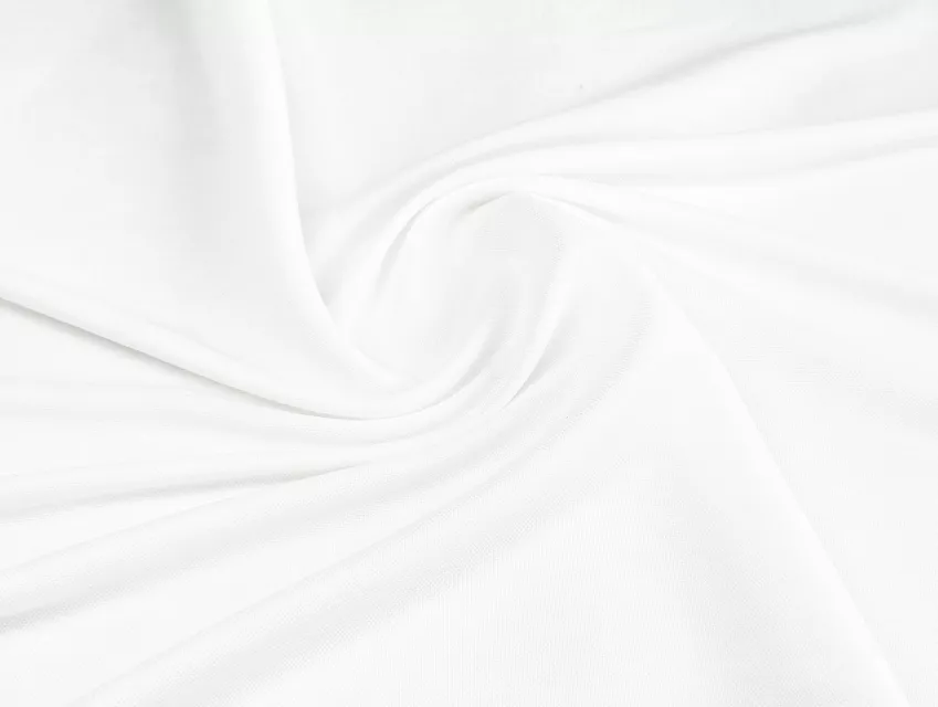 Трикотаж Лакоста футболочный, белый - фото 1 - интернет-магазин tkani-atlas.com.ua