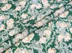 Котон бабл квіткове плетіння, зелений - інтернет-магазин tkani-atlas.com.ua