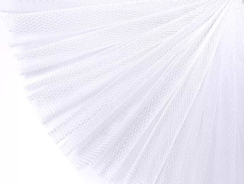 Фатин жорсткий, білий - фото 1 - інтернет-магазин tkani-atlas.com.ua