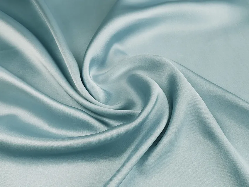 Атлас Голливуд, голубой дымчатый - фото 1 - интернет-магазин tkani-atlas.com.ua