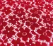 Гіпюр стрейчевий квітковий, червоний - фото 1 - інтернет-магазин tkani-atlas.com.ua