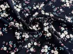 Штапель Бельмондо букет, темно-синій - інтернет-магазин tkani-atlas.com.ua