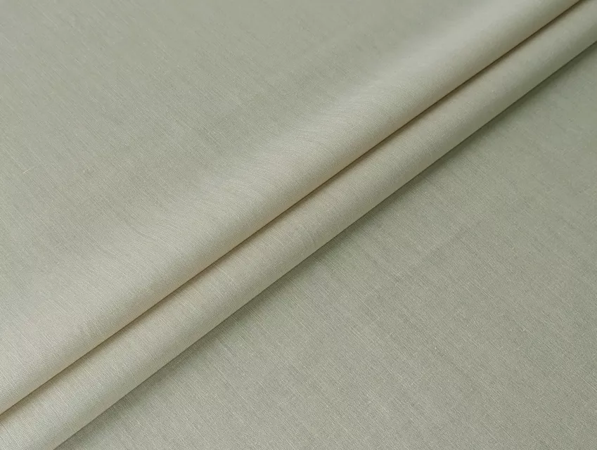 Поплін сорочковий з нейлоном однотонний, бежевий - фото 1 - інтернет-магазин tkani-atlas.com.ua