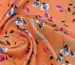 Штапель шовковистий гілочки, морквяний - фото 2 - інтернет-магазин tkani-atlas.com.ua