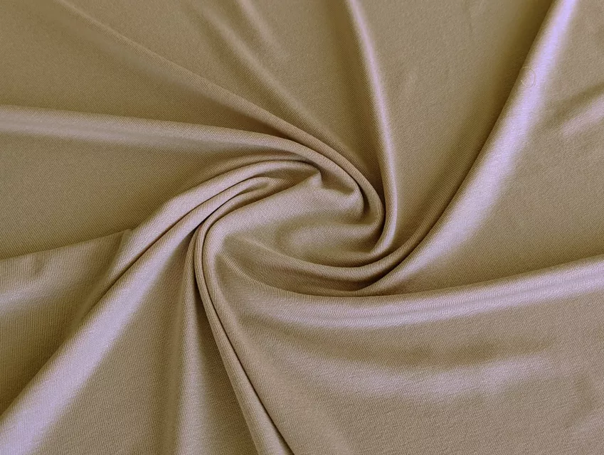 Віскозний трикотаж, бежевий - фото 1 - інтернет-магазин tkani-atlas.com.ua