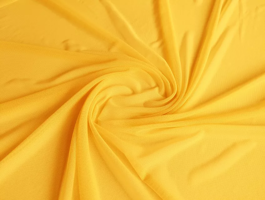 Сітка стрейч, сонячний жовтий - фото 1 - інтернет-магазин tkani-atlas.com.ua