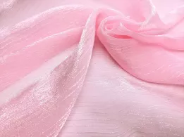 Органза креш, рожевий - інтернет-магазин tkani-atlas.com.ua