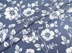 Джинс тенсел цветочное плетение, синий джинсовый - интернет-магазин tkani-atlas.com.ua