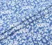Джинс тенсел мелкие цветочки, голубой джинсовый - фото 1 - интернет-магазин tkani-atlas.com.ua