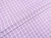 Котон клітинка жаккард, світло-бузковий - інтернет-магазин tkani-atlas.com.ua