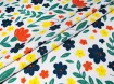 Льон віскоза ромашкове поле, багатокольоровий - інтернет-магазин tkani-atlas.com.ua
