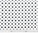 Американский креп рисунок микс горошков, черный на молочном - фото 4 - интернет-магазин tkani-atlas.com.ua