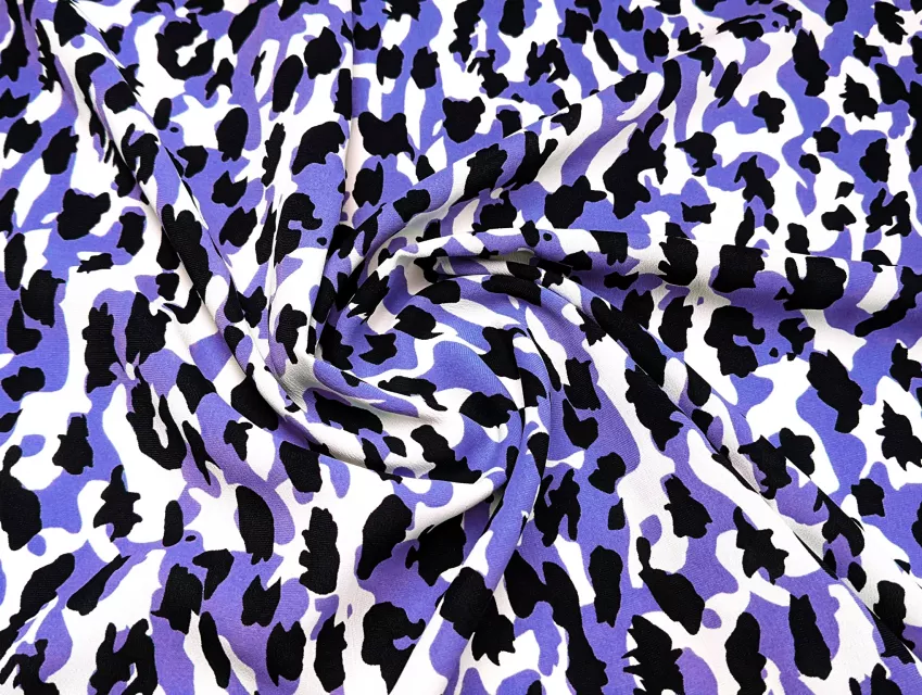 Шифон софт Грейс плямистий, бузковий - фото 1 - інтернет-магазин tkani-atlas.com.ua