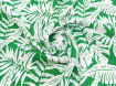Шифон софт Грейс тропічний, зелений з білим - інтернет-магазин tkani-atlas.com.ua