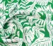 Шифон софт Грейс тропічний, зелений з білим - фото 2 - інтернет-магазин tkani-atlas.com.ua
