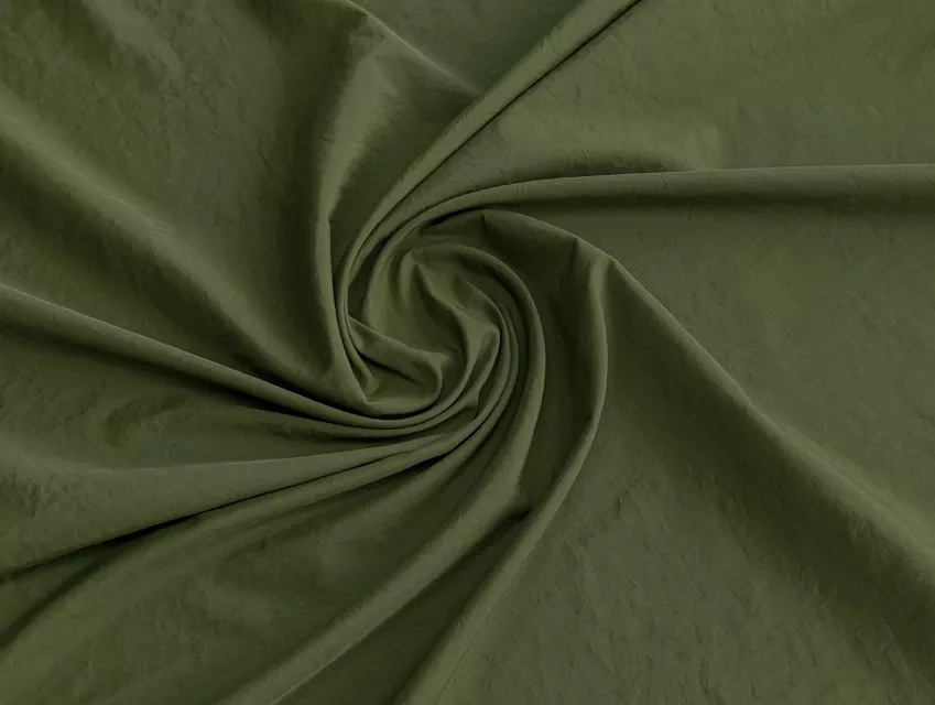 Плащівка тонка жатка, хакі - фото 1 - інтернет-магазин tkani-atlas.com.ua