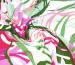 Штапель шелковистый пальмовые листья, розовый - фото 1 - интернет-магазин tkani-atlas.com.ua