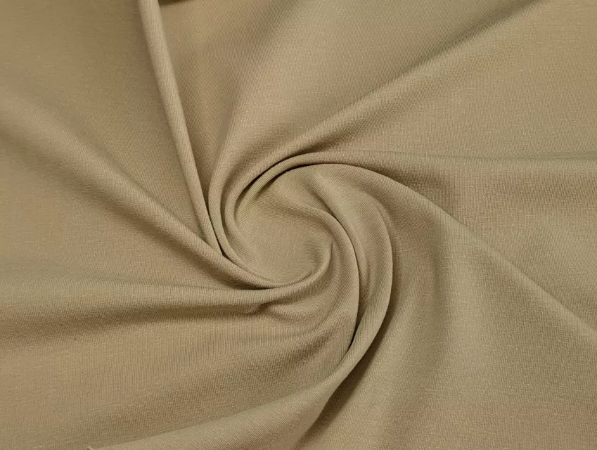 Трикотаж бавовна, бежевий - фото 1 - інтернет-магазин tkani-atlas.com.ua