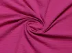Муслін двошаровий, яскрава малина - інтернет-магазин tkani-atlas.com.ua