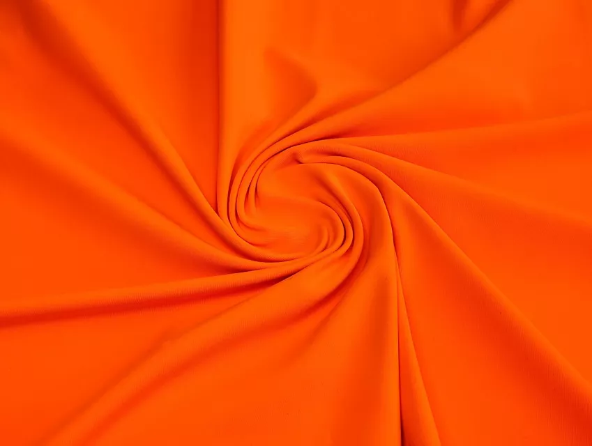 Спорт эластик премиум, оранжевый неоновый - фото 1 - интернет-магазин tkani-atlas.com.ua