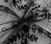 Сетка с флоком цветочное плетение, черный - фото 2 - интернет-магазин tkani-atlas.com.ua