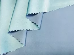 Шовк Армані двоколірний, сіро-блакитний з ліловим - інтернет-магазин tkani-atlas.com.ua