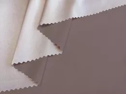 Шовк Армані двоколірний, бежево-пудрений з мокко - інтернет-магазин tkani-atlas.com.ua