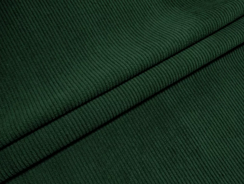 Вельвет стрейч, зеленый - фото 1 - интернет-магазин tkani-atlas.com.ua