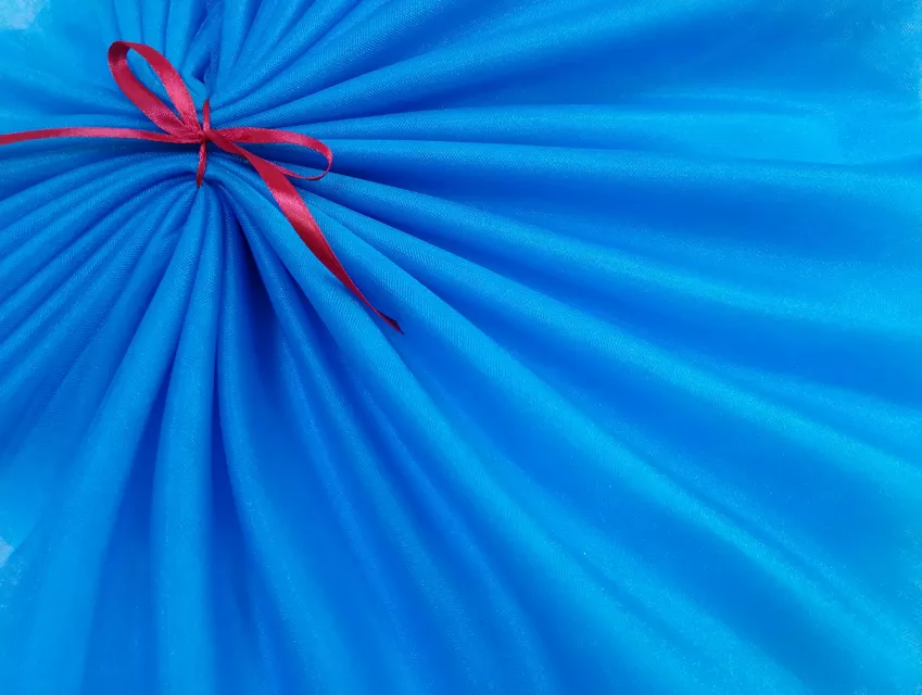 Фатин кристал, яскравий блакитний - фото 1 - інтернет-магазин tkani-atlas.com.ua