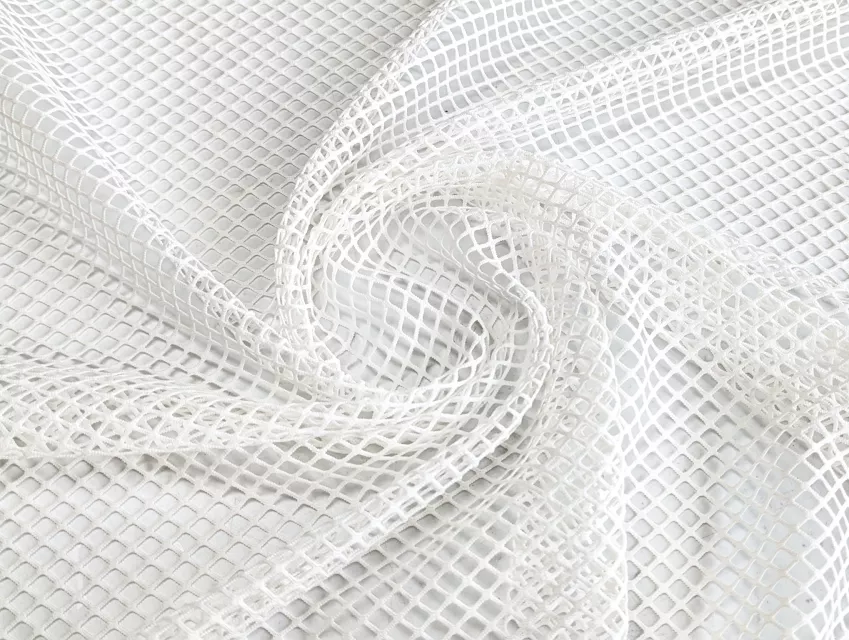 Сітка спорт стрейч осередок 5 мм, молочний - фото 1 - інтернет-магазин tkani-atlas.com.ua
