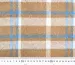 Костюмка Шенон клетка 165мм, темно-бежевый с голубым - фото 4 - интернет-магазин tkani-atlas.com.ua