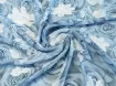 Шифон троянди, сіро-блакитний - інтернет-магазин tkani-atlas.com.ua