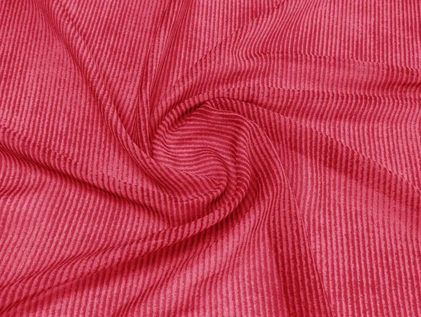 Шифон смужка 2 мм, червоний - фото 1 - інтернет-магазин tkani-atlas.com.ua