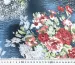 Шифон купон цветочный, синий джинсовый - фото 4 - интернет-магазин tkani-atlas.com.ua