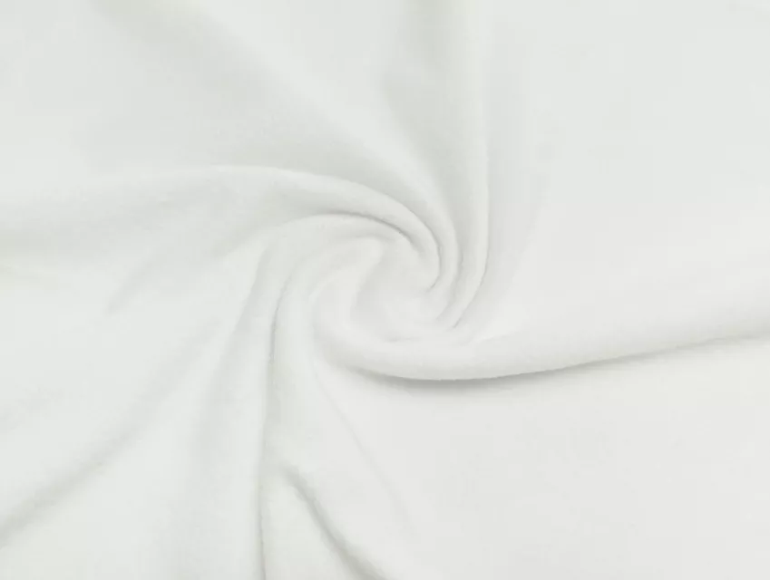 Флис однотонный уценка (текстильный брак), молочный - фото 1 - интернет-магазин tkani-atlas.com.ua