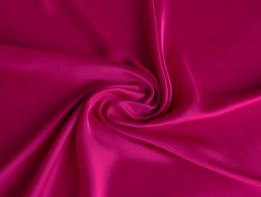 Шелк шифон, малиновый (отрез 2,2 м) - фото 1 - интернет-магазин tkani-atlas.com.ua