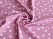 Штапель неравномерные горошки 10 мм, чайная роза (отрез 2 м) - интернет-магазин tkani-atlas.com.ua