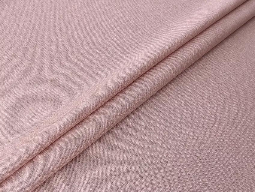 Льон віскоза, рожева пудра (відріз 1,7 м) - фото 1 - інтернет-магазин tkani-atlas.com.ua