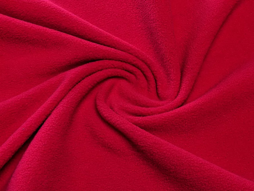 Фліс однотонний, червоний - фото 1 - інтернет-магазин tkani-atlas.com.ua
