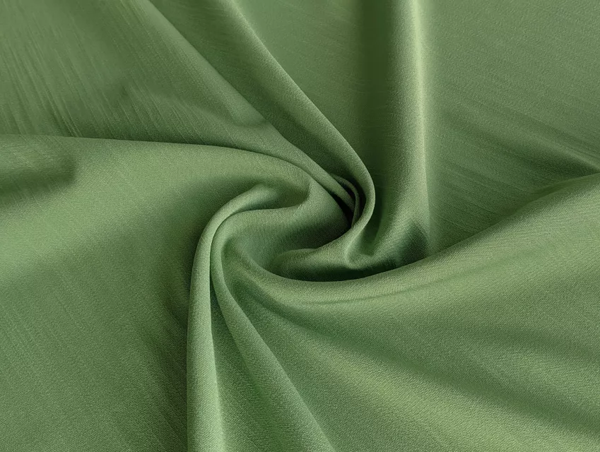 Штапель бамбук с нейлоном, оливковый (отрез 2,9 м) - фото 1 - интернет-магазин tkani-atlas.com.ua