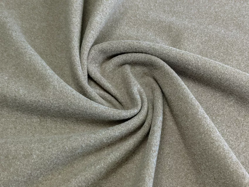 Трикотаж флісовий меланжевий, бежевий - фото 1 - інтернет-магазин tkani-atlas.com.ua