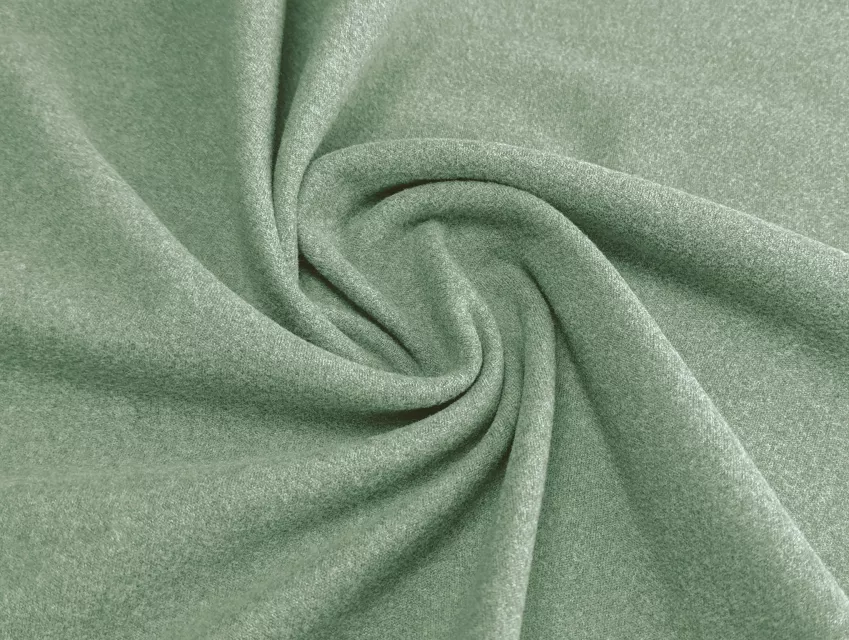 Трикотаж Пума флісовий меланжевий, олива - фото 1 - інтернет-магазин tkani-atlas.com.ua